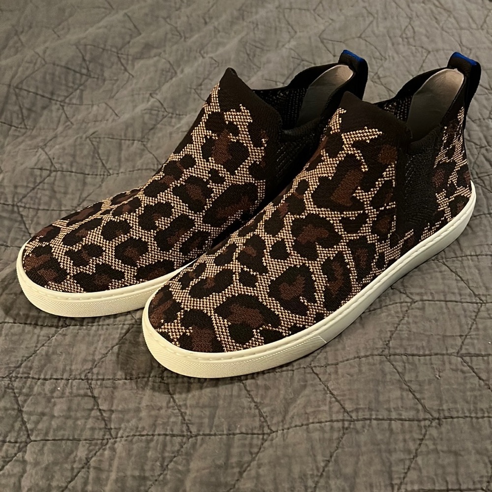 Rothy’s leopard booties